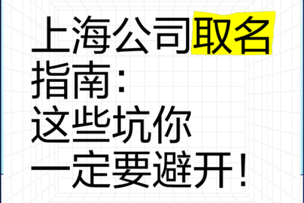 嘉定区公司取名代取 上海公司取名查询
