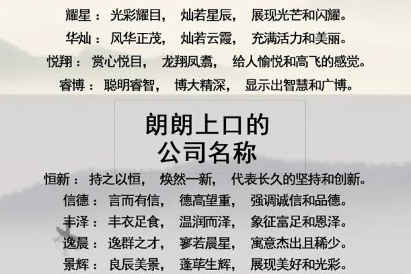 科技公司起名带明字科技型 公司 取名