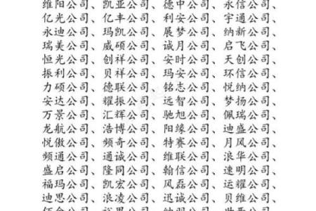 多种经营项目公司取名字经营类公司名称
