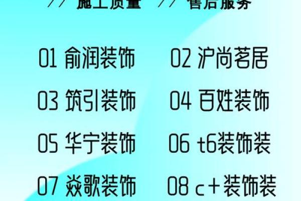 装饰安装工程公司取名,装饰工程公司的名称
